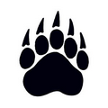 Bear Paw Print Temporary Tattoo